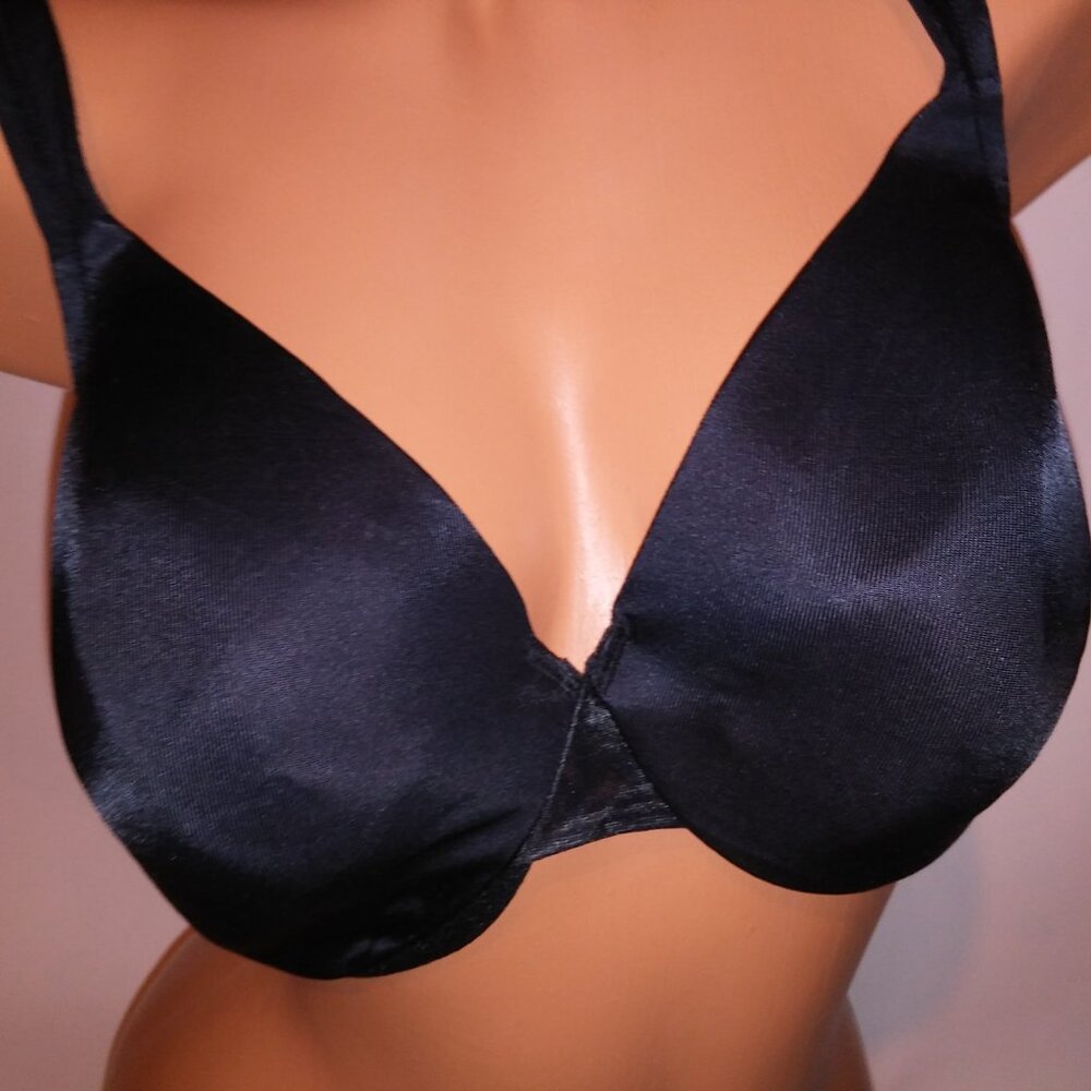 Cacique Bra 38c Lightly Lined Solid Black Underwi… - image 4